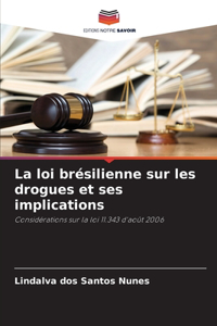 La loi brésilienne sur les drogues et ses implications