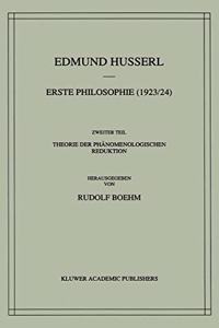 Erste Philosophie (1923/24)