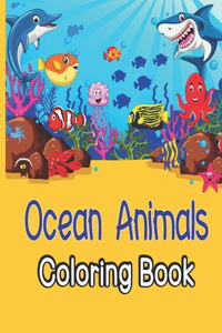 Ocean Animals Coloring Book