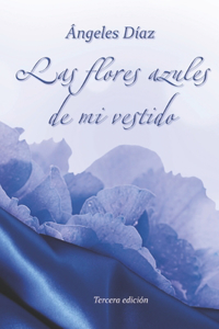 flores azules de mi vestido