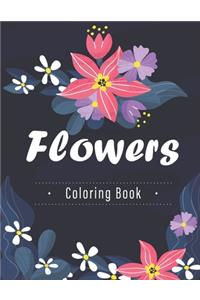 Flowers Coloring Book