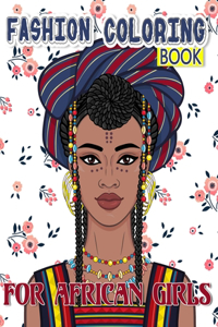 Fashion Coloring Book For African Girls