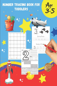 Number tracing Book For Toddlers Age 3-5