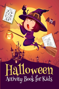 Halloween Activity Book for Kids