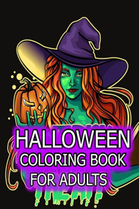 Halloween Coloring Book For Adults