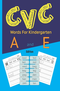 CVC Words For Kindergarten