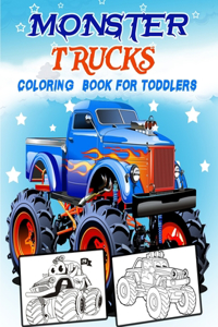 Monster Trucks coloring Book For Toddlers