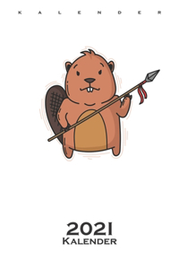 Biber Krieger Kalender 2021