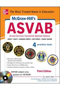 McGraw-Hill's ASVAB , 3rd Edition: Strategies + Quizzes + 4 Practice Tests [With CDROM]