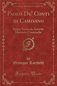 Paolo De' Conti Di Camisano, Vol. 3