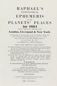 Raphael's Astronomical Ephemeris