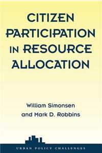 Citizen Participation In Resource Allocation