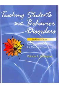 Teaching Students with Behavior Disorders