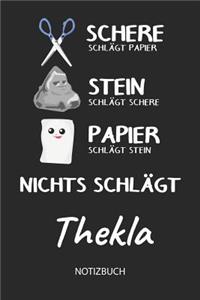 Nichts schlägt - Thekla - Notizbuch