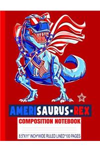 AMERISAURUS-REX Composition Notebook