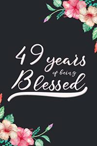 Blessed 49th Birthday Journal
