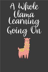 Whole Llama Learning Going On