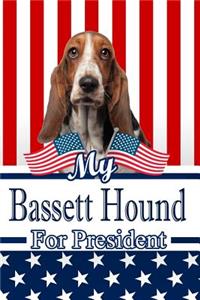 My Bassett Hound for President