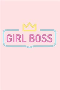 Girl Boss Notebook Journal
