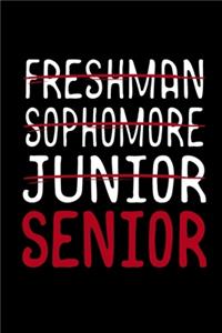 Freshman, Sophomore, Junior, Senior