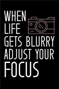 When Life Gets Blurry Adjust Your Focus