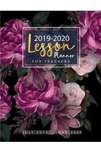 Lesson planner for teachers July 2019 - June 2020