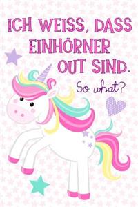 Ich weiß, dass Einhörner out sind. So what?