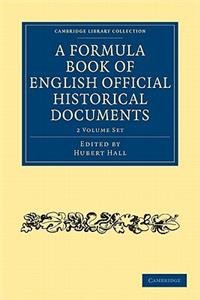 Formula Book of English Official Historical Documents 2 Volume Paperback Set