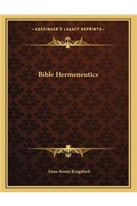 Bible Hermeneutics