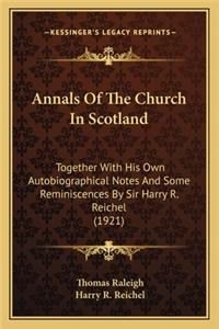 Annals of the Church in Scotland