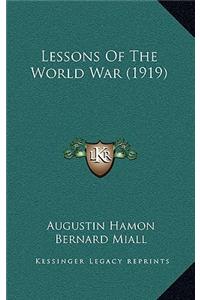Lessons of the World War (1919)
