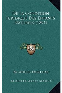 De La Condition Juridique Des Enfants Naturels (1891)