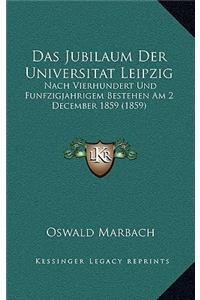 Jubilaum Der Universitat Leipzig