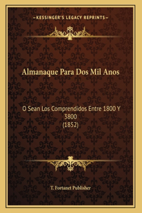 Almanaque Para Dos Mil Anos