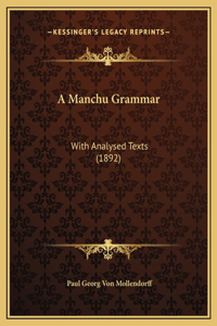 Manchu Grammar