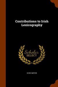 Contributions to Irish Lexicography