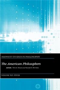 The American Philosophers, Volume XXVIII