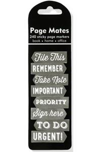 Chalkboard Page Mates (Set of 240 Sticky Notes, Page Markers)