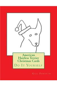 American Hairless Terrier Christmas Cards