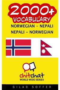 2000+ Norwegian - Nepali Nepali - Norwegian Vocabulary