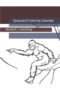 Sasquatch Coloring Calendar