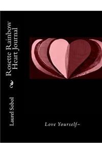 Rosette Rainbow Heart Journal
