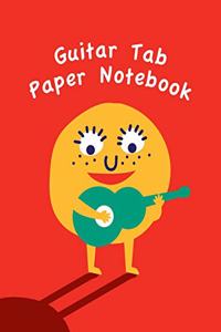 Guitar Tab Paper Notebook