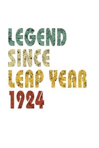 Legend Since Leap Year 1924