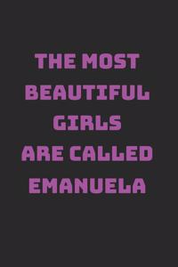 Emanuela Girl Woman Notebook