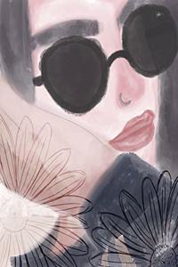 Fashion Girl With Sunglasses