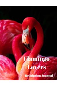 Flamingo Lovers Resolution Journal