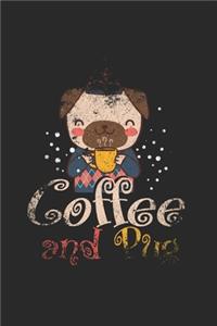 Pug Coffee Notebook