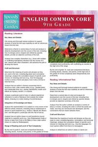 English Common Core 9th Grade (Speedy Study Guides)