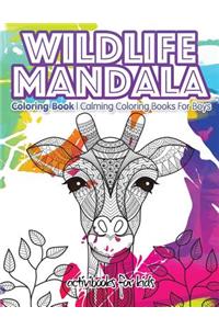 Wildlife Mandala Coloring Book